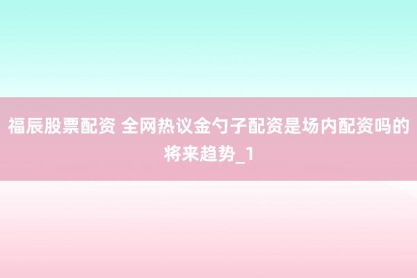 福辰股票配资 全网热议金勺子配资是场内配资吗的将来趋势_1